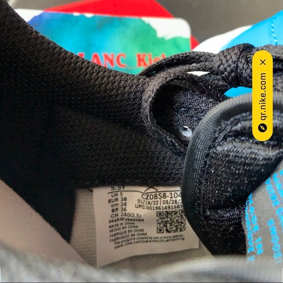 Jordan 1 Low POWDER BLUE (GS) - Picture 8 of 10